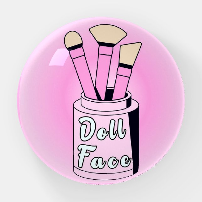 Doll Face - 1940s Canvas Print Paperweight (Front)