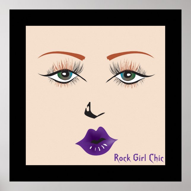 Doll Face "Rock Girl Chic" Poster (Front)
