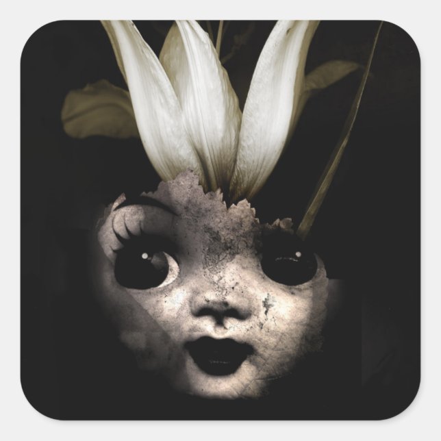 Doll flower 2013 square sticker (Front)