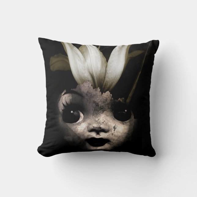 Doll flower 2013 throw pillow (Front)