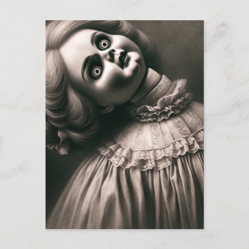 Doll Horror Postcard