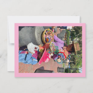 Doll Lady Peru on Postcard