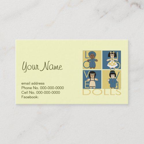 Doll Lover Business Card
