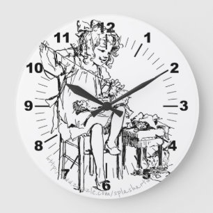 "Doll Maker" Large Clock