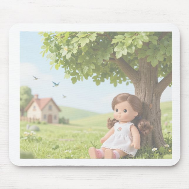 Doll Photography Mouse Pad (Front)