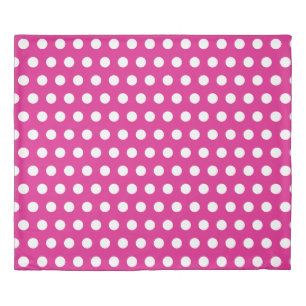 Doll Pink Polka Dot Duvet Cover