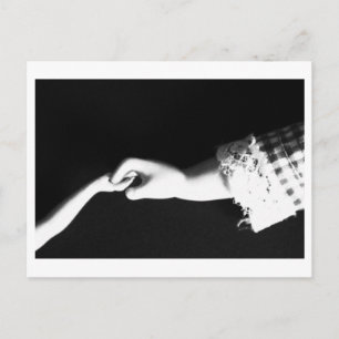 Doll Portrait - Give a hand Postcard