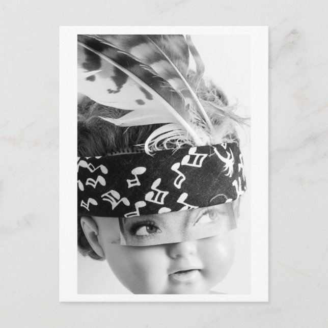 Doll portrait Indian - Mudhead Postcard (Front)