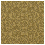 Doll-Scale Renaissance Damask, Amber Fabric