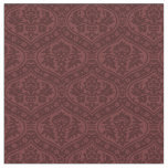 Doll-Scale Renaissance Damask, Claret Red Fabric