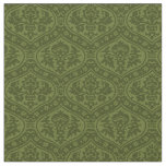 Doll-Scale Renaissance Damask, Green Fabric