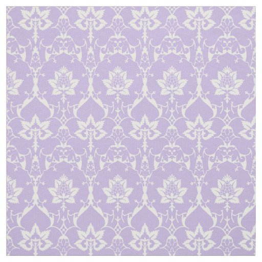 Doll-Scale Renaissance Damask, Lilac Fabric