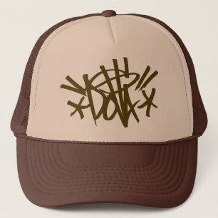 DOLLA brown tag hat