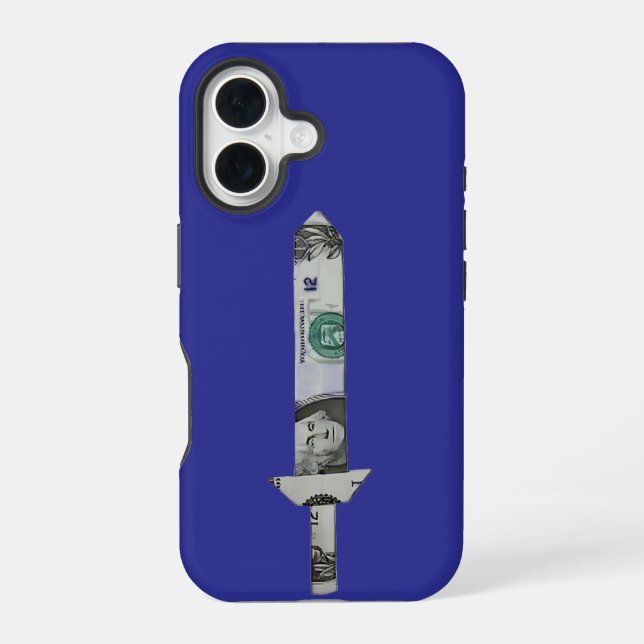 dollar bill sword iPhone case (Back)