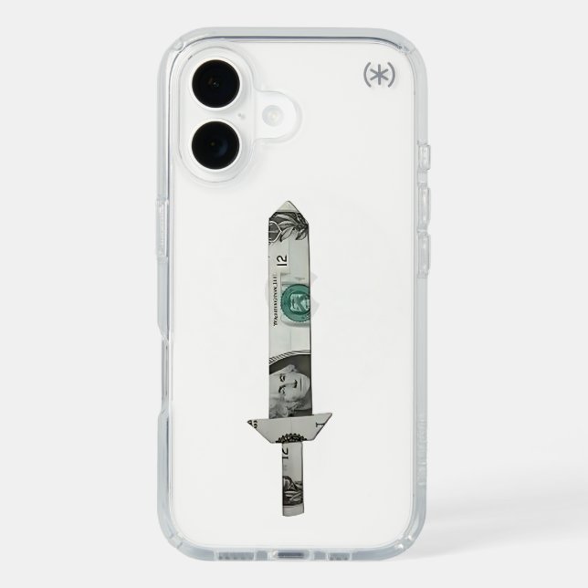 dollar bill sword speck iPhone case (Front)