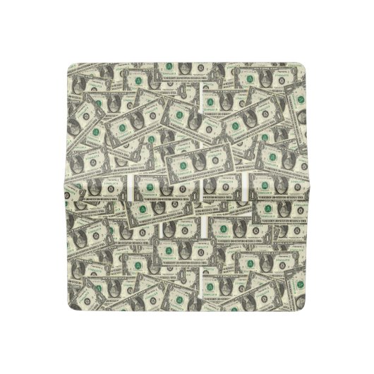 Dollar Bills Checkbook Cover (Open)