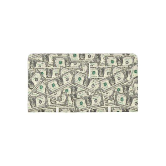 Dollar Bills Checkbook Cover (Back)