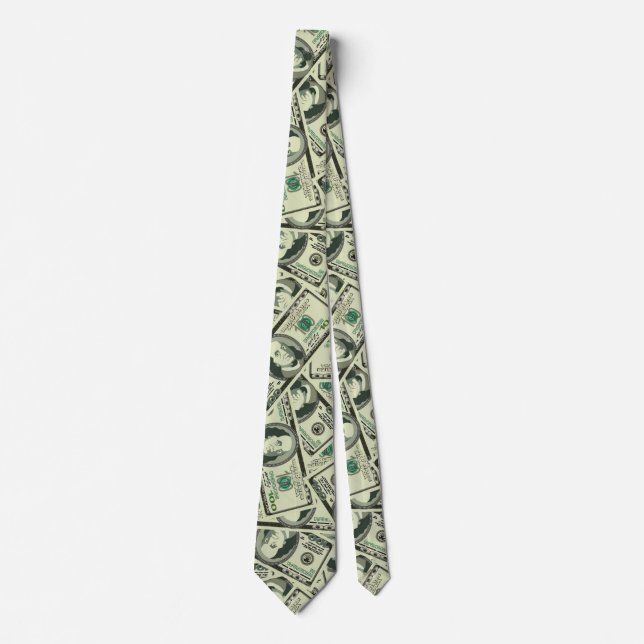 Dollar bills Money Neck Tie (Front)