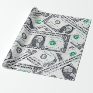 Dollar Bills Wrapping Paper