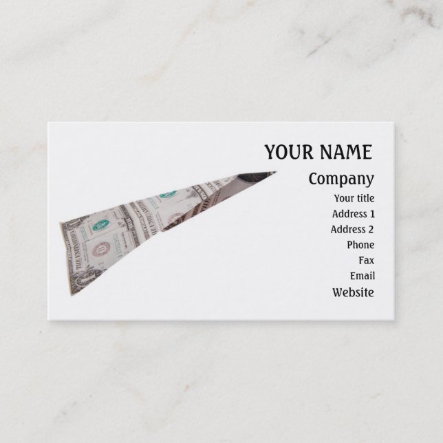 Dollar dart business card (Front)