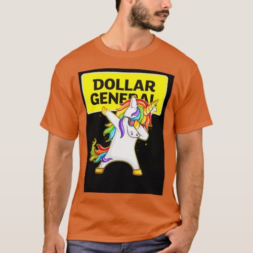 Dollar General Dollar General Unicorn Dabbing Unis T_Shirt