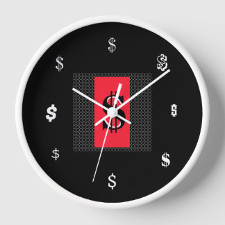 Dollar $igns Wall  Clock