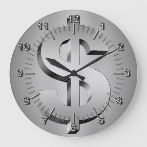 dollar large clock