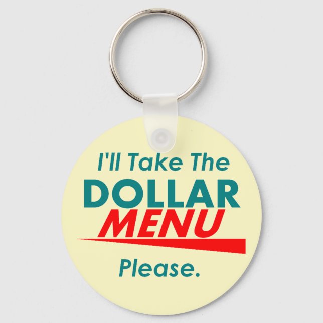 DOLLAR MENU Keychain (Front)