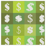 Dollar money sign pattern fabric