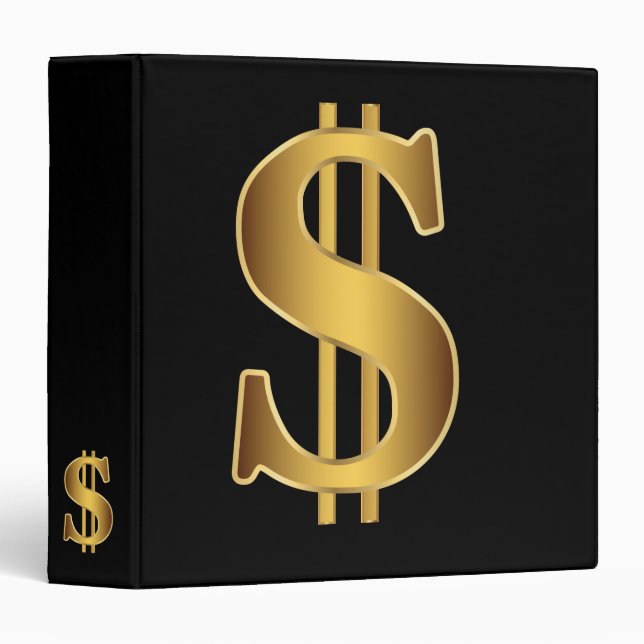 Dollar sign binder (Front/Spine)