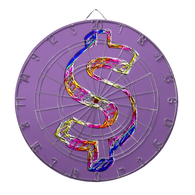 Dollar sign dart board (Front)