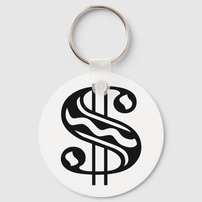 Dollar Sign Keychain (Front)