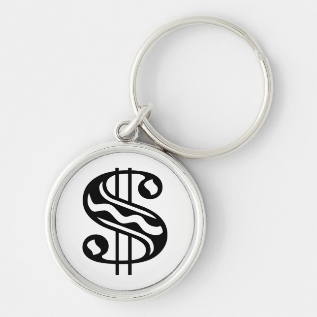 Dollar Sign Keychain (Front)