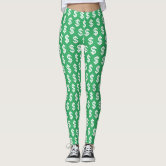 Funny Dollar Sign Symbol Money Leggings Zazzle