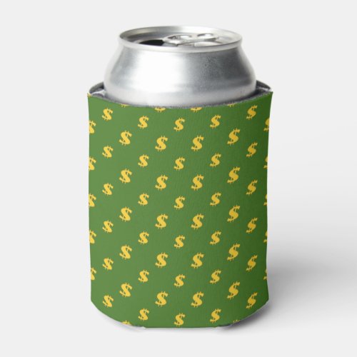 Dollar sign money pattern can cooler