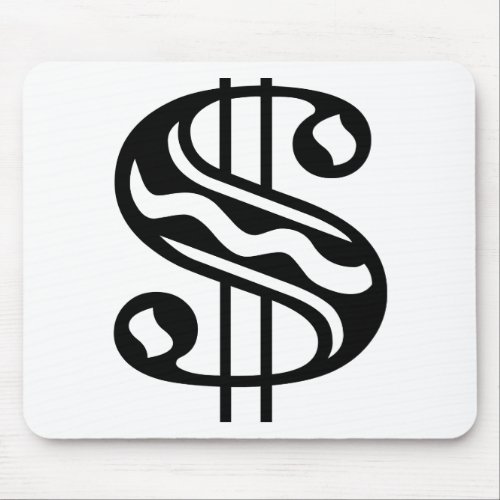 Dollar Sign Mouse Pad