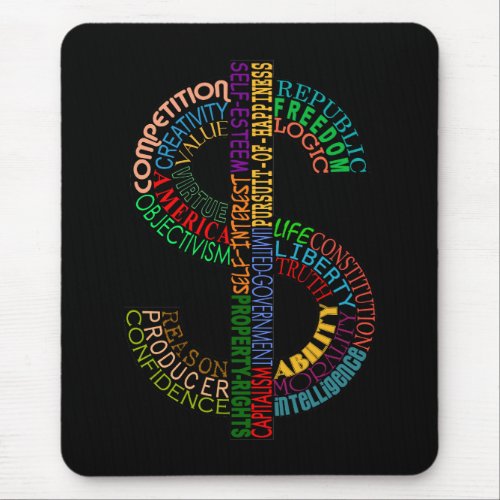 Dollar Sign mouse pad
