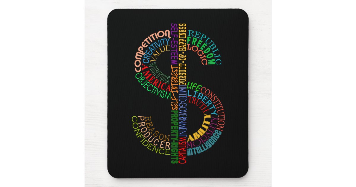 Dollar Sign mouse pad Zazzle