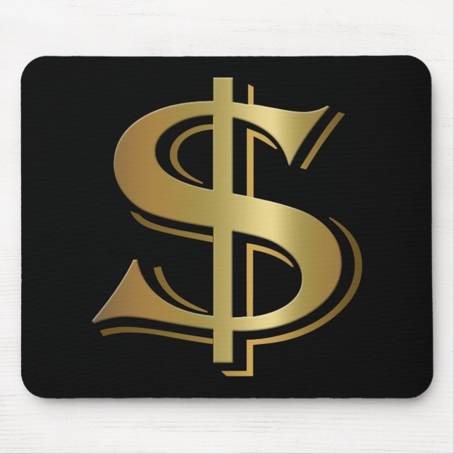 Dollar Sign Mousepad (Front)