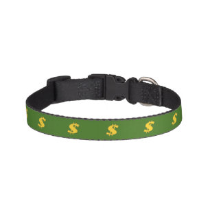 Dollar sign pattern Dog Collar