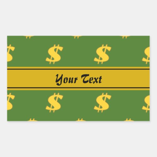 Dollar sign pattern Stickers