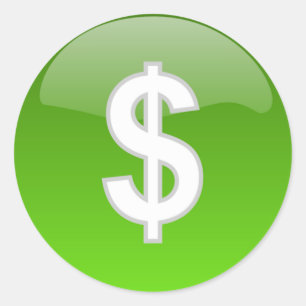 dollar sign stickers