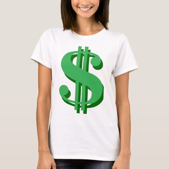 $ dollar-sign T-Shirt | Zazzle.com