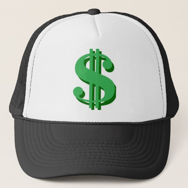 $ dollar-sign trucker hat (Front)