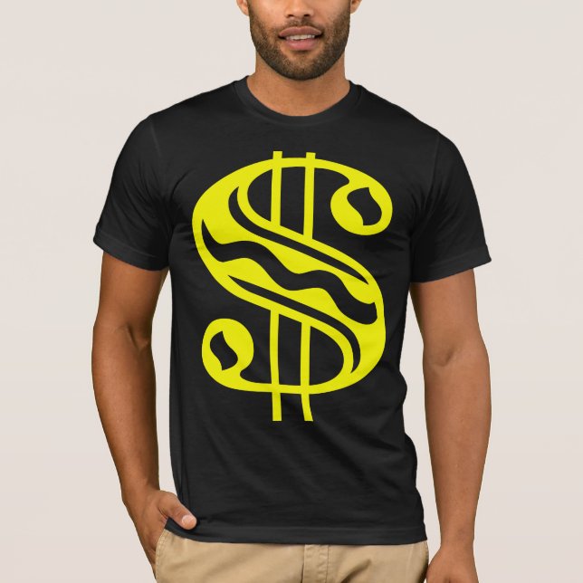 Dollar Sign - Yellow T-Shirt (Front)