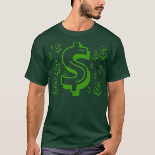  Dollar Signs T_Shirt