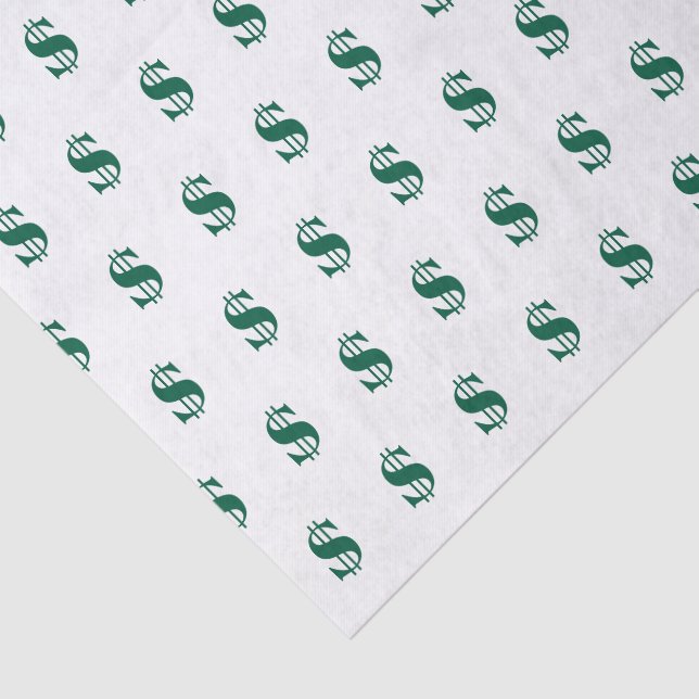 Dollar Signs Tissue Paper (Detail)
