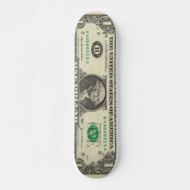 dollar skateboard deck (Front)