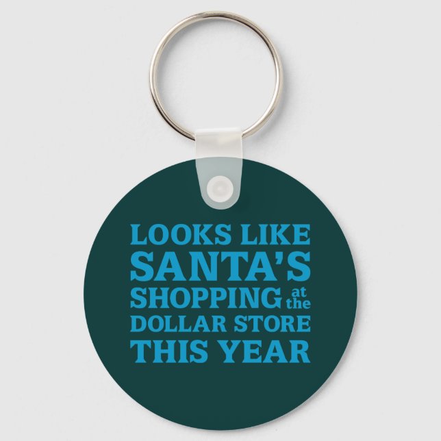 Dollar Store Santa Keychain (Front)