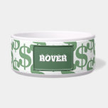 Dollar symbol pattern bowl<br><div class="desc">This product has a pattern of dollar symbols</div>